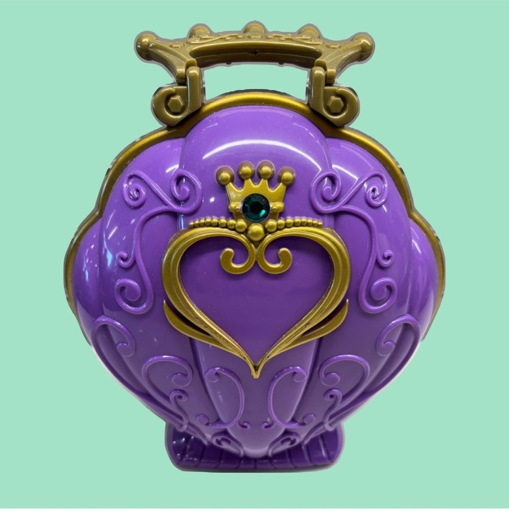 Disney Princess Royal Vanity Compact – Purple & Gold Crown Playset Case